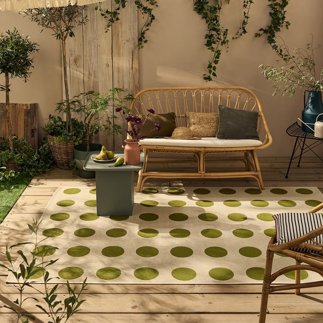 Tapis extérieur à pois RIVIERA - NAZAR RUGS