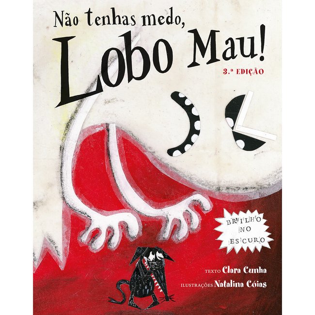 Livro Não tenhas medo, Lobo Mau! multicolor <span itemprop=