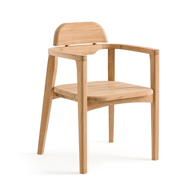 Tafelfauteuil in massief teak, Cordano <span itemprop=