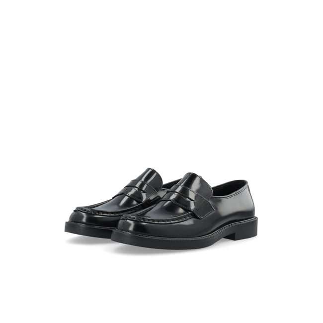Mocassins En Cuir - BIANCO