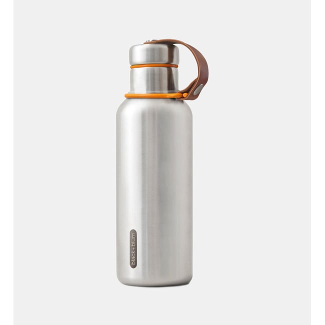 Bouteille isotherme - 50 cl Couleur gris et orange <span itemprop=