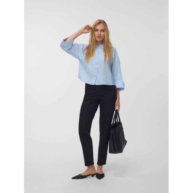 Jean Mom black denim <span itemprop=