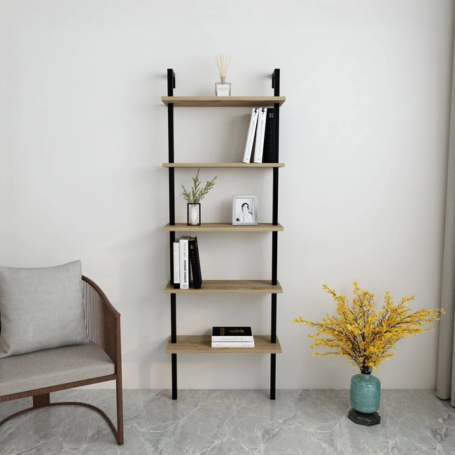 Полка для книг, Piante / Пианте черный SO'HOME