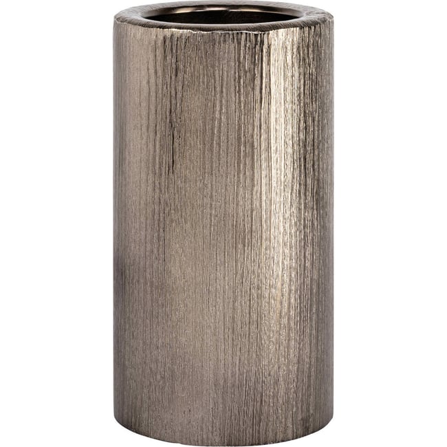 Bougeoir en aluminium finition laiton antique Couleur laiton antique <span itemprop=