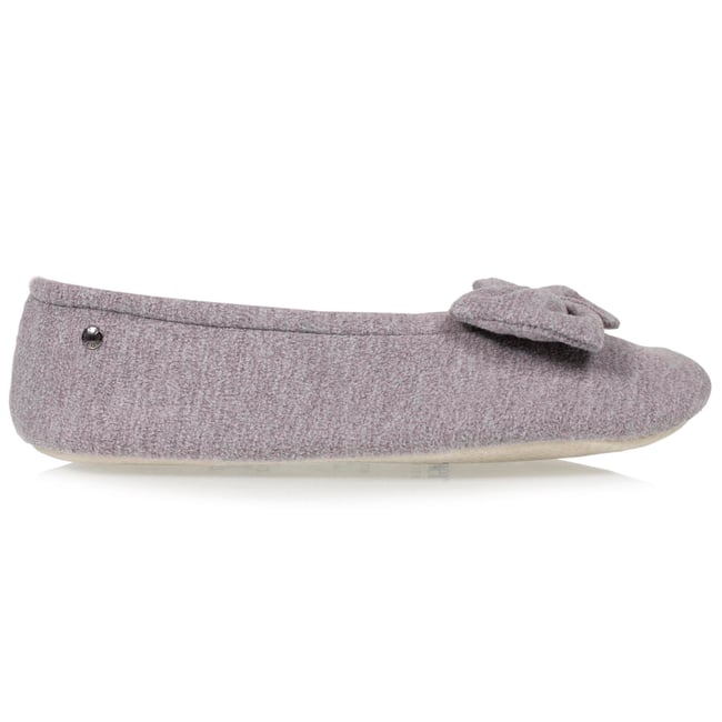Isotoner - Chaussons Ballerines Pour Fille En Microvelours - Élastique De Maintien, Semelle Antidérapante, Lavable Machine - 3