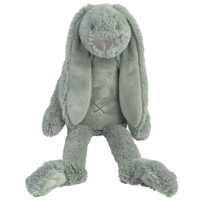 Peluche Lapin Richie 28 cm vert <span itemprop=