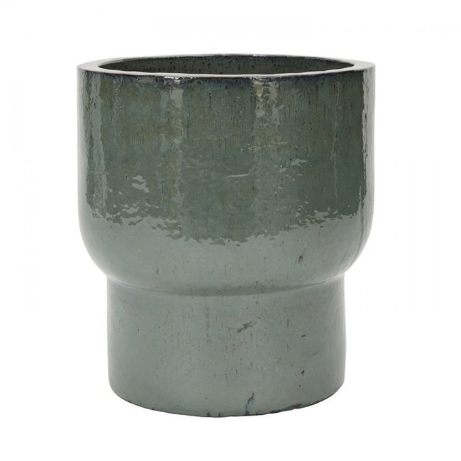 Cache-pot large Terra Couleur vert <span itemprop=