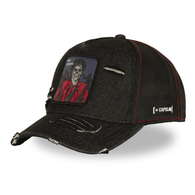 Casquette trucker Pop Legend noir/rouge/bleu/gris/blanc <span itemprop=