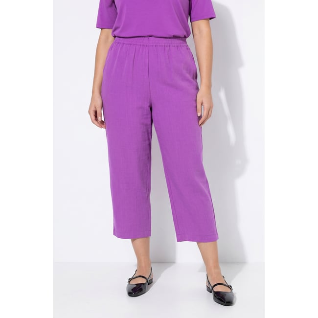 Jupe-culotte à taille élastique. Jambe large - ULLA POPKEN