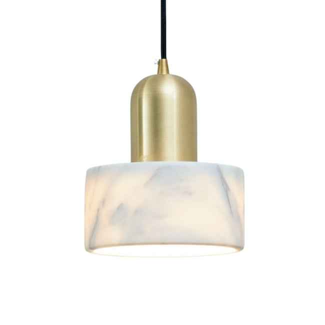 Suspension en marbre et métal - MERYL Couleur v019843 <span itemprop=
