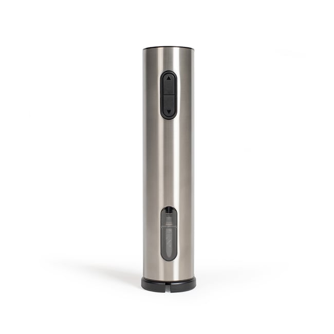 Tire-bouchon électrique rechargeable argent <span itemprop=
