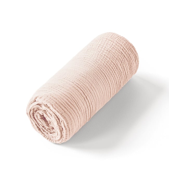 Lençol-capa em gaze de algodão biológico, Yafa - AM.PM