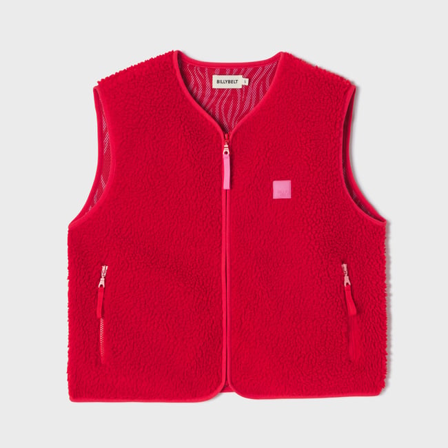 Veste sherpa zippée sans manches - BILLYBELT