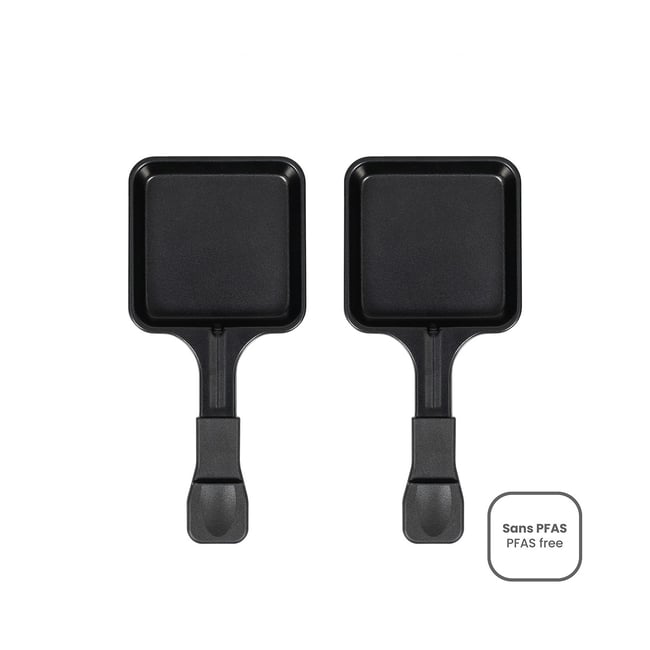 Lot de 2 caquelons à raclette - LIVOO