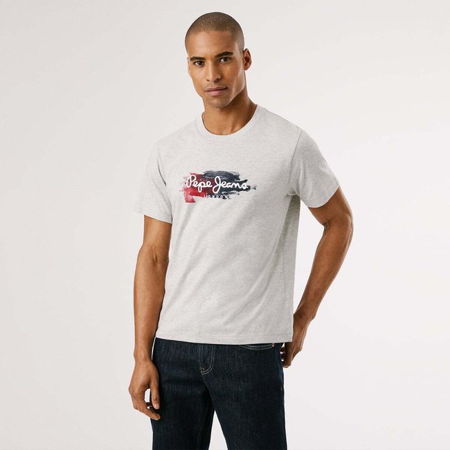 T-shirt à manches courtes Trey gris <span itemprop=
