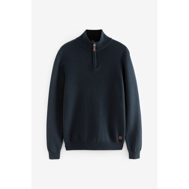 Pull haut de gamme à col zippé - NEXT