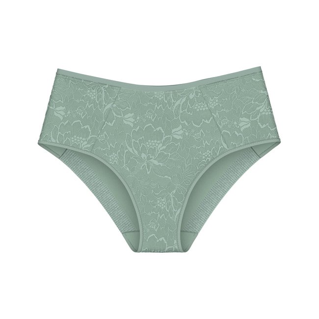 Culotte Haute Amourette Charm vert amande <span itemprop=