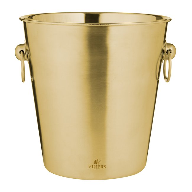 Champagne Bucket in Gold, gold-coloured, VINERS