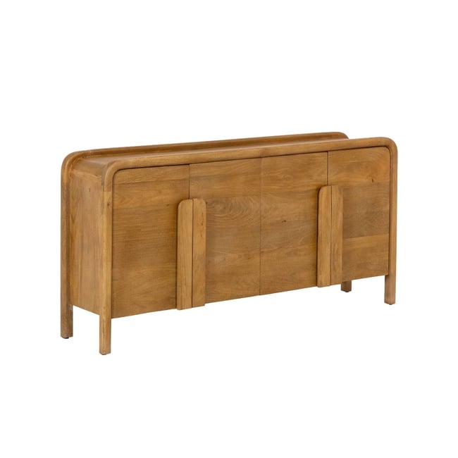 Buffet en bois de manguier FÉODOR Couleur bois clair <span itemprop=