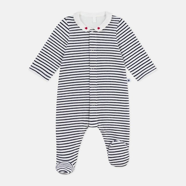 Pyjama, Baumwolle gestreift <span itemprop=