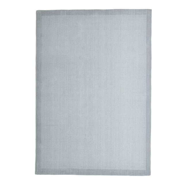 Tapis en laine vierge tissé main Couleur gris <span itemprop=