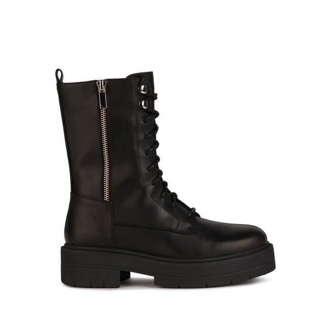 Boots cuir respirantes à lacets Spherica EC7 noir <span itemprop=