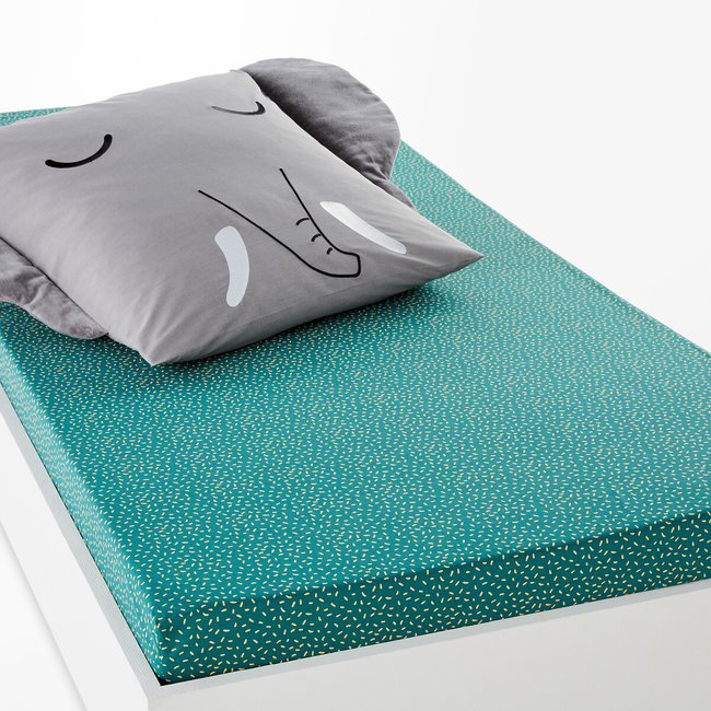 Annibal child's 100 cotton fitted sheet printed La Redoute Interieurs