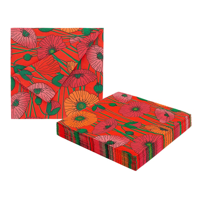 Paper Party  Pack de 20 serviettes en papier Couleur v002231 <span itemprop=