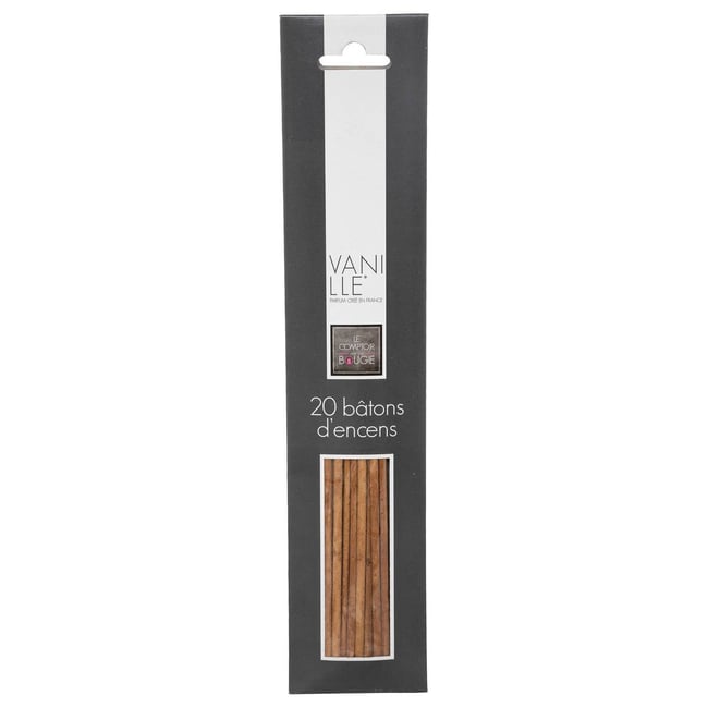 Lot de 20 bâtonnets d'encens parfumés KILI Couleur multicolore <span itemprop=