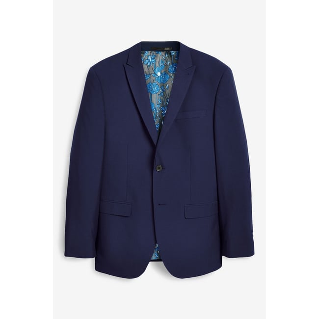 Veste Blazer Kasper Taille 8 - Simple Bouton, Texture - Rouge - Occasion Très Bon état