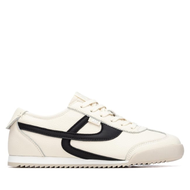 Baskets Plaine Décontractée Lacets beige <span itemprop=