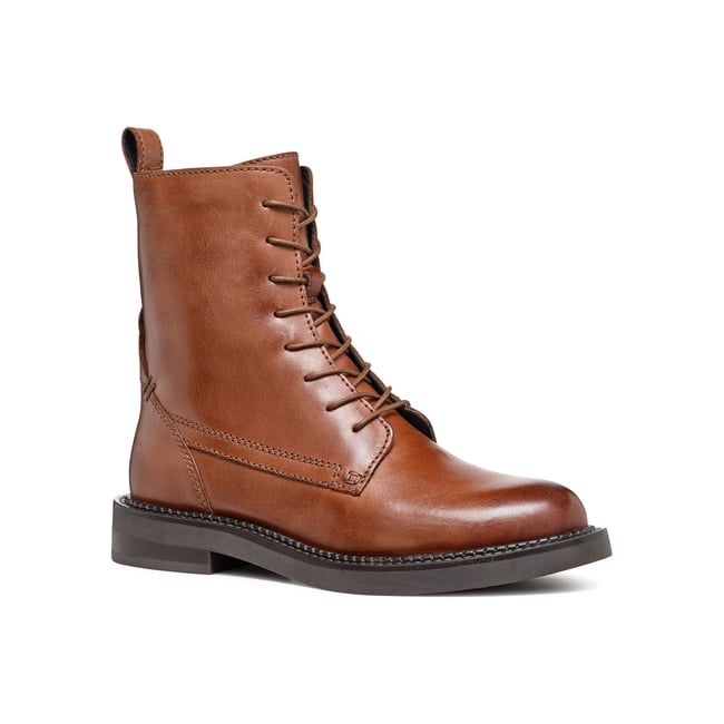 Bottines lacées en cuir, SERILDA - GEOX