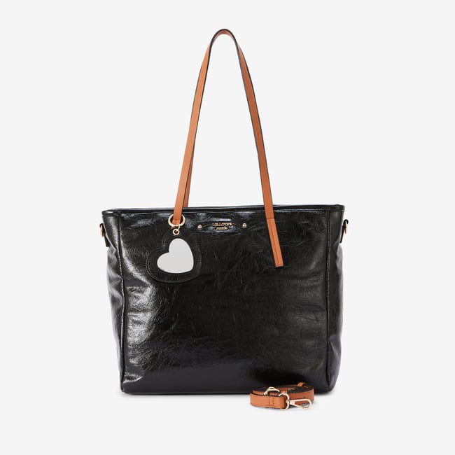 Grand sac shopper  Rody noir,doré <span itemprop=