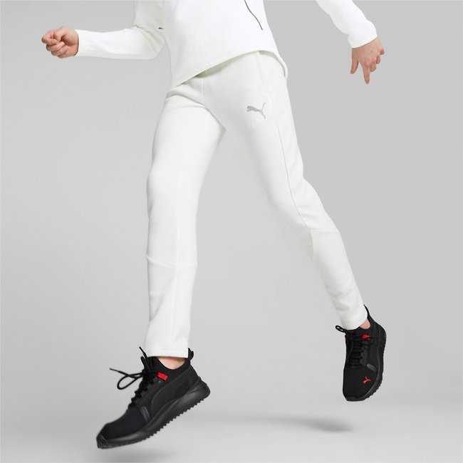 Calças de desporto, Evostripe branco <span itemprop=