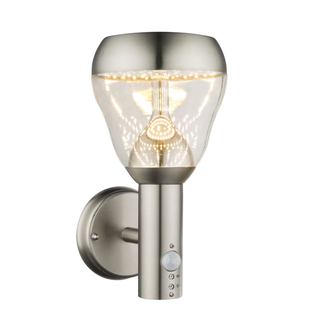 Applique D'extérieur En Inox Couleur argent <span itemprop=