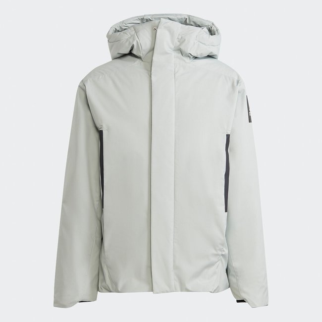 Giubbotto con cappuccio grigio ADIDAS SPORTSWEAR