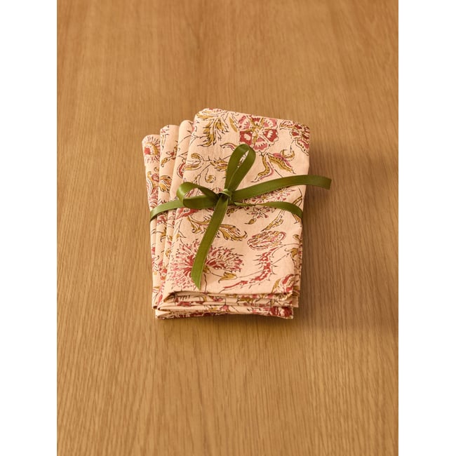 Serviettes de table imprimé Penjab par lot de 4 imprimé penjab <span itemprop=