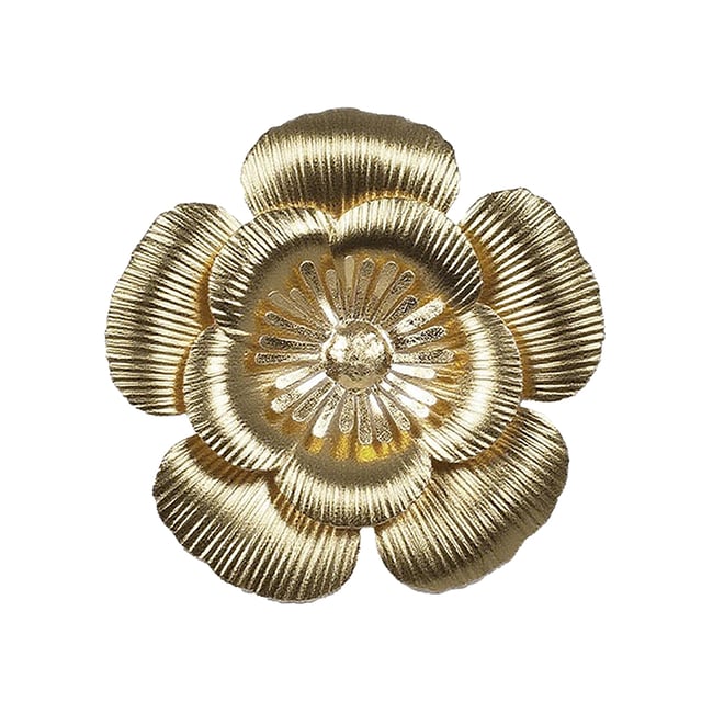 Déco murale métal fleur 25cm - EMDE