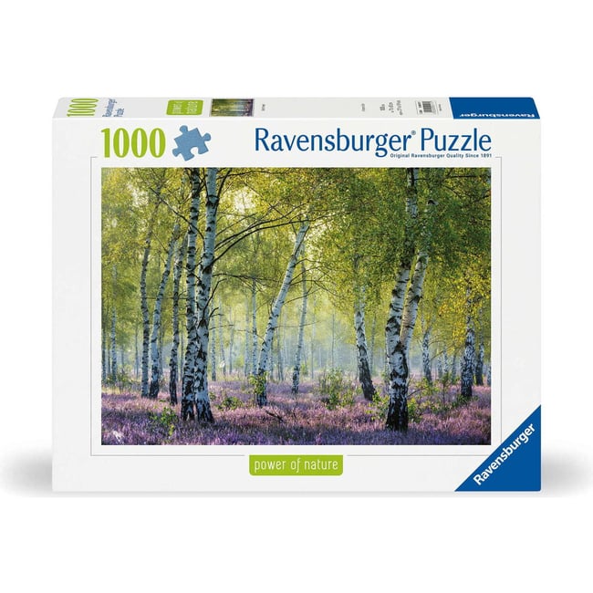 Puzzle 1000 pièces Forêt de bouleaux v019845 <span itemprop=