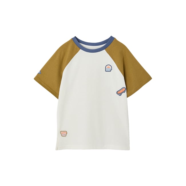 T-shirt manches courtes kaki <span itemprop=