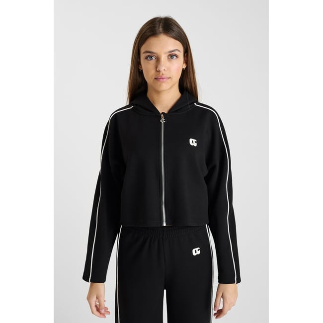 Sweat-Shirt capuche FRIPIGI black <span itemprop=