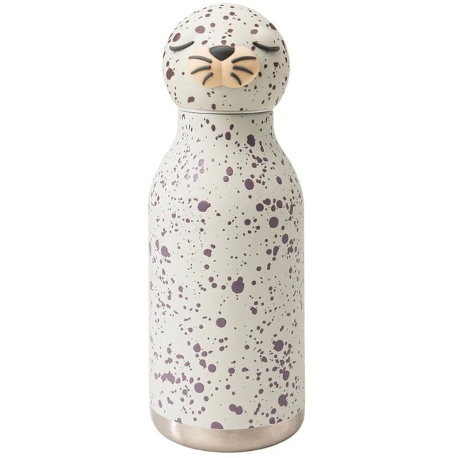 Gourde isotherme Bestie Couleur gris, noir, beige <span itemprop=