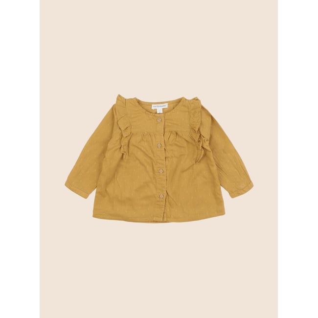 Blouse - Très bon état jaune <span itemprop=