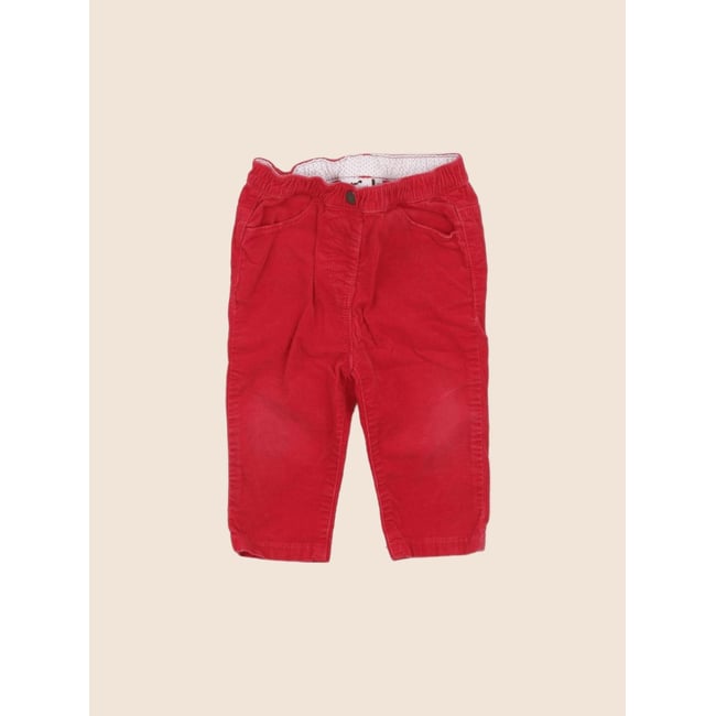 Pantalon - Etat satisfaisant rouge <span itemprop=
