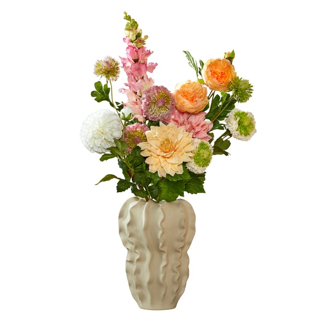 Fleur artificielle JEAN Couleur vert <span itemprop=