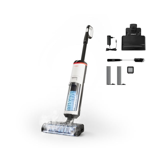 Aspirateur laveur RollySteam WD30C sans fil avec fonction vapeur - POLTI