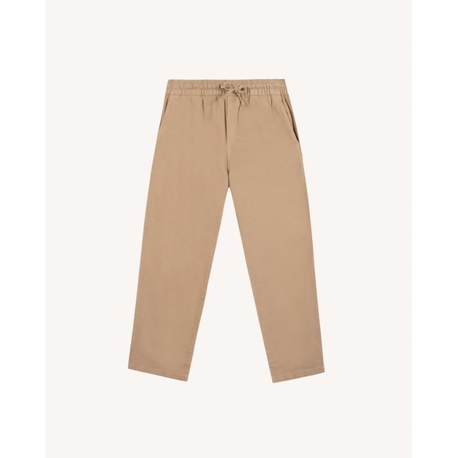 Pantalon élastique DREUILLE DREUILLE taupe <span itemprop=