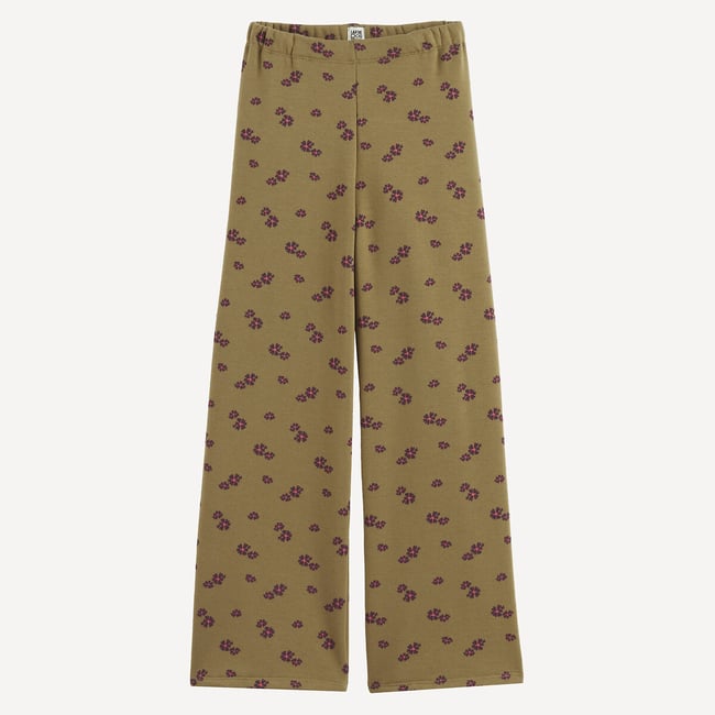 Legging, large et chaud, avec motif floral, en molleton - LA REDOUTE COLLECTIONS