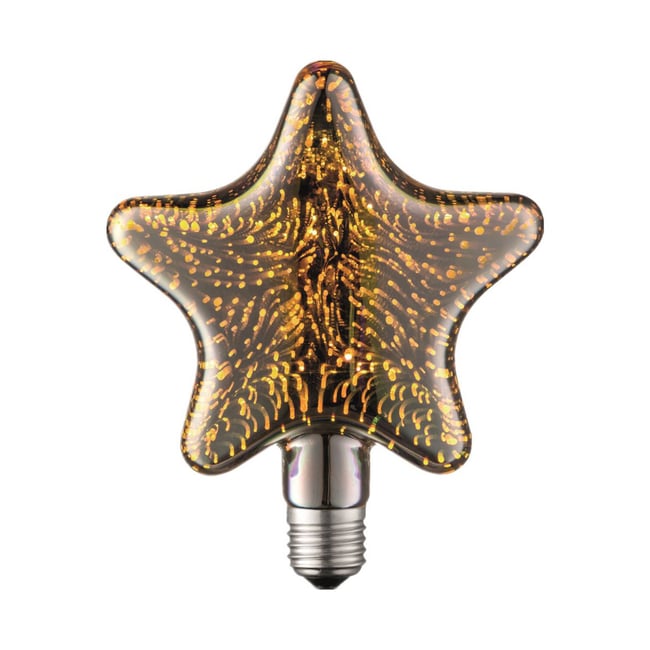 Ampoule E27 en verreLED, E27 4W LED-Lampe Couleur gris fumé, doré <span itemprop=