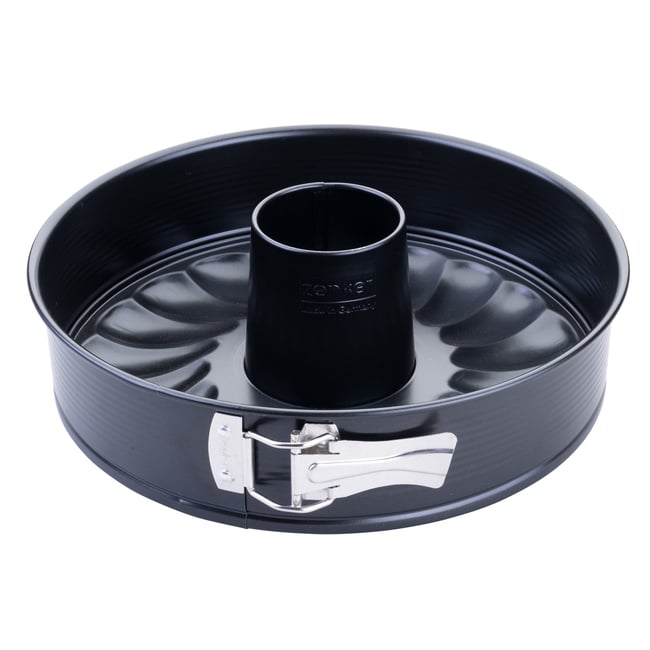 Moule à manqué et à savarin double fond 26 cm PERFECTBACK+ noir <span itemprop=